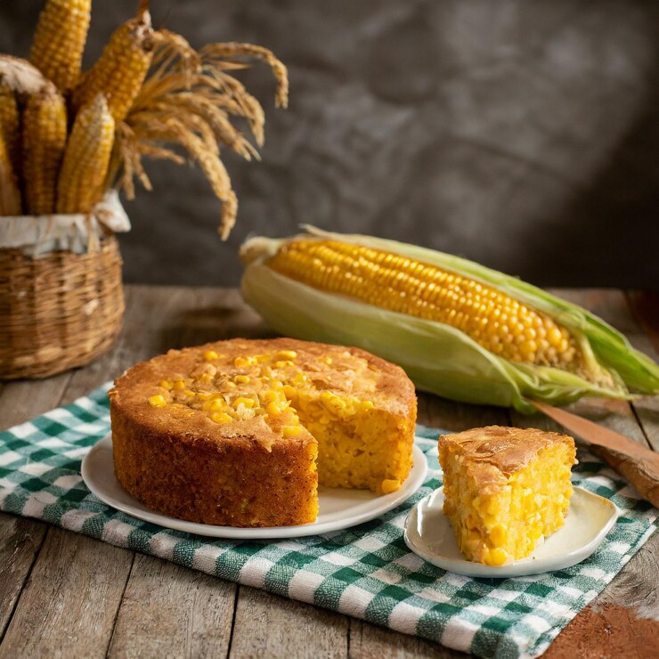 Foto um delicioso bolo fresco na mesa.