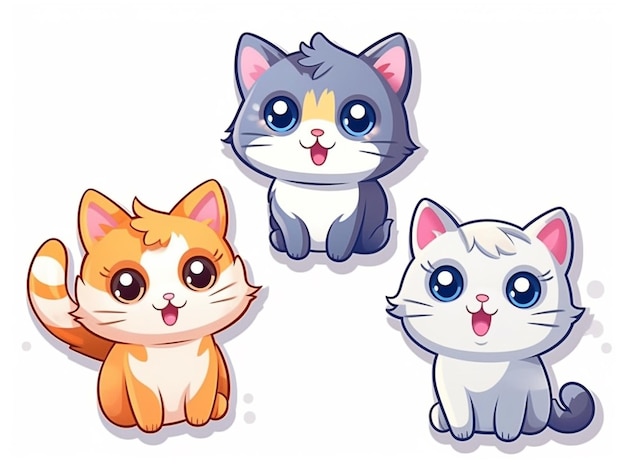 akwebajans.com  Gatos de desenho animado, Desenhos de gatos, Clip art