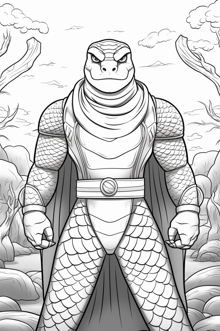 Foto um desenho animado de um homem fantasiado com uma espada generativa ai