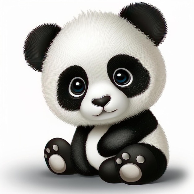 Desenho urso panda