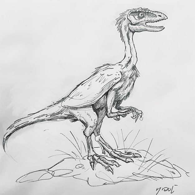 Foto um desenho de um dinossauro com o nome do dinossauro nele