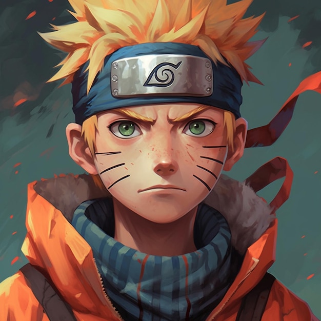 Desenho de Naruto pintado e colorido por Usuário não registrado o