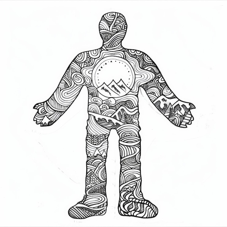 Foto um desenho de um robô com o número 14 nele