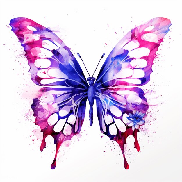 um desenho de uma borboleta com a palavra borboleta