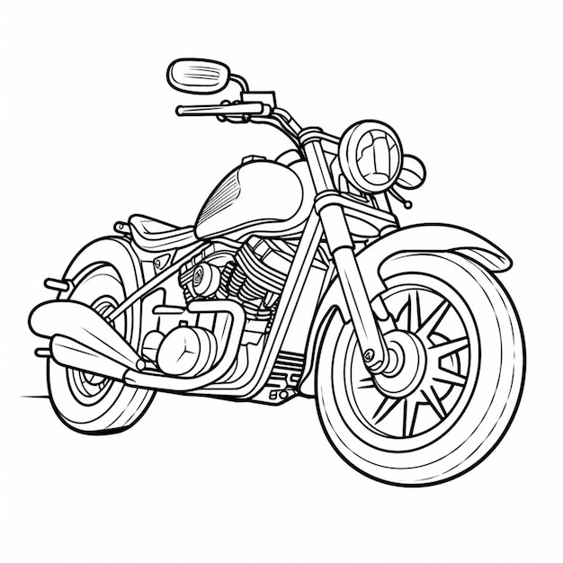 Desenho Para Colorir moto - Imagens Grátis Para Imprimir - img 9787