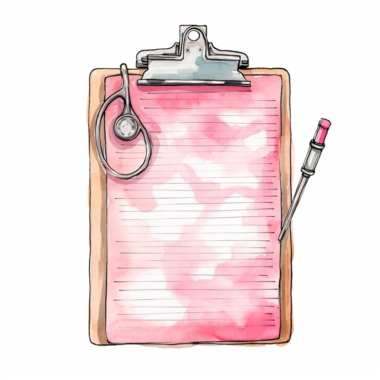 Foto um desenho de uma placa de transferência com uma caneta e uma placa de transferição com um fundo rosa generativo ai