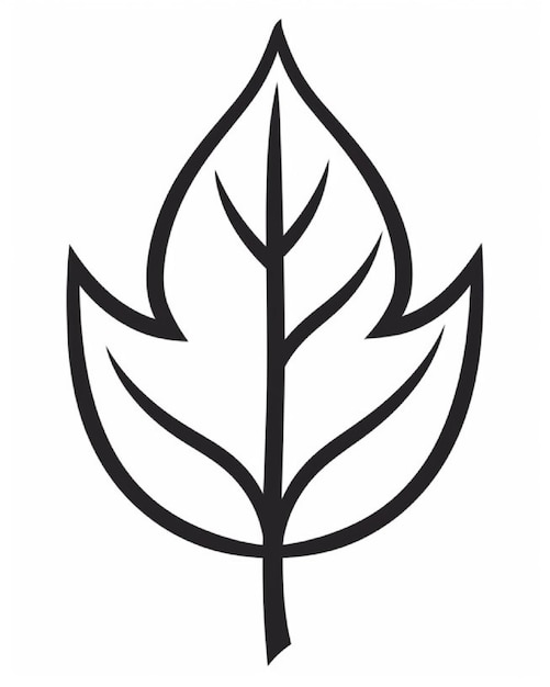 Um desenho de uma planta com uma chama nele
