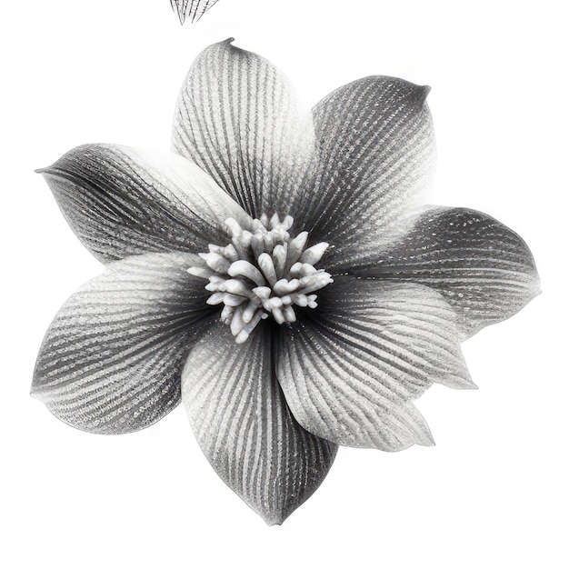 Um desenho em preto e branco de uma flor com a palavra " flores " sobre ela.