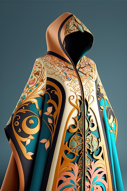 Um design Abaya árabe exclusivo