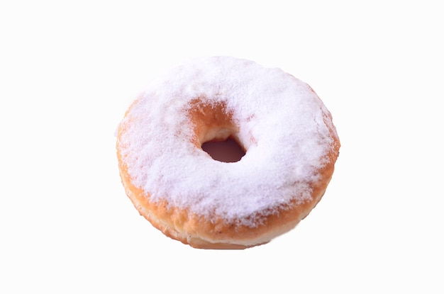 Foto um donut com um buraco no meio