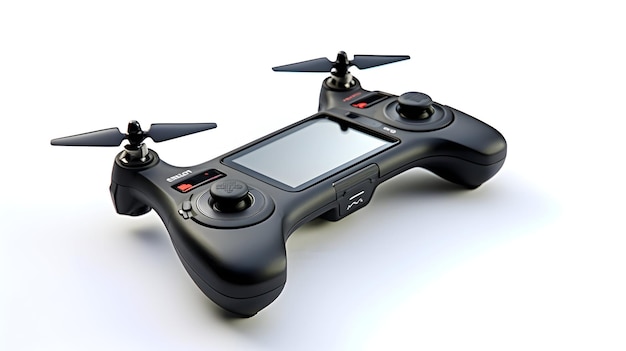 Um drone compacto e controle remoto