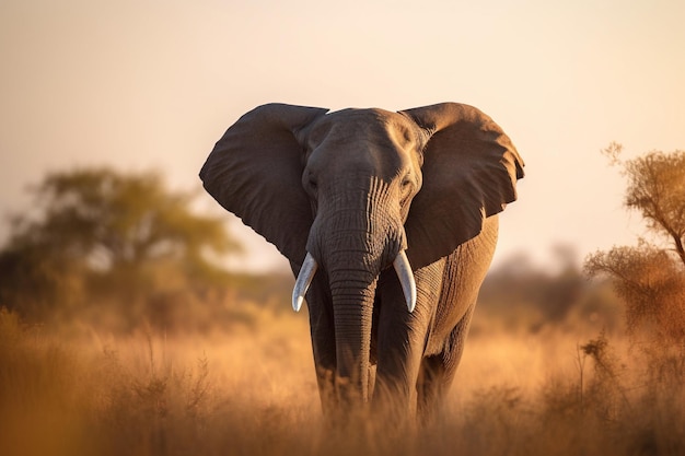 Um elefante na selva