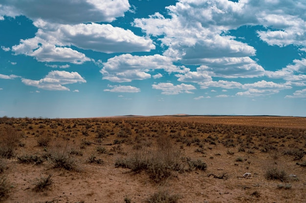 um enorme deserto na ásia central