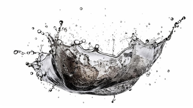 Foto um esguicho de água com um esguicho de água