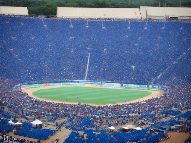 Um estádio MA Chidambaram completo em Chennai