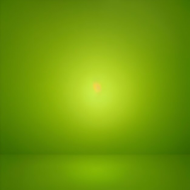 um estúdio de luxo com gradiente verde plano abstrato fundo uma sala vazia com amplo espaço