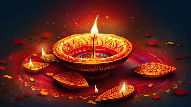 Um festival de diwali está chegando à Índia