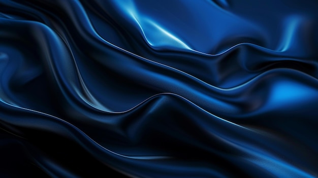 um fundo abstrato azul com um redemoinho azul e preto