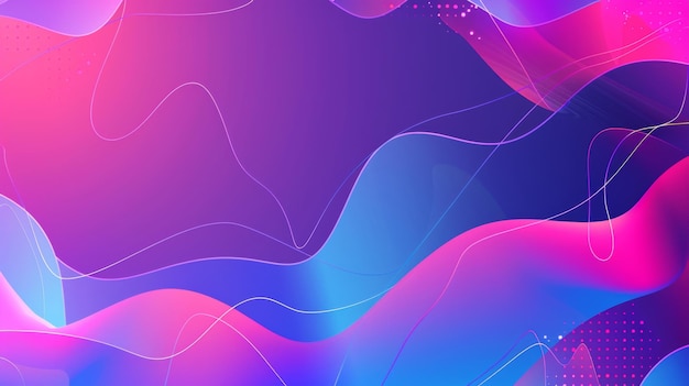 um fundo abstrato colorido com as cores das ondas e as palavras brilham no escuro
