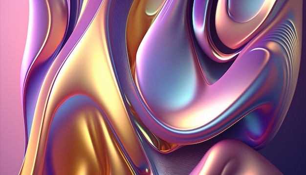 Um fundo abstrato colorido com um design swirly.