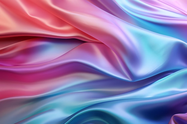 um fundo abstrato colorido com uma onda colorida do arco-íris.