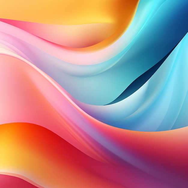 um fundo abstrato colorido da onda com as cores do arco-íris.