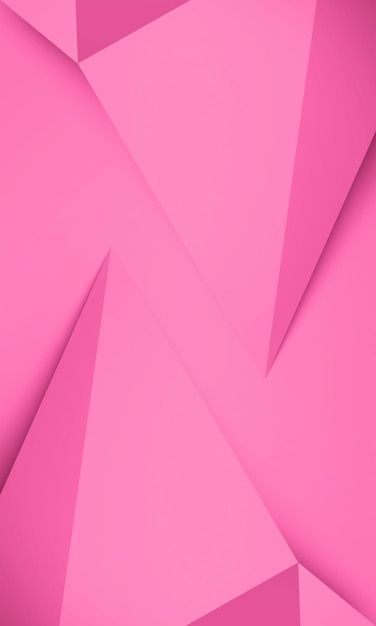 Um fundo abstrato rosa com um triângulo