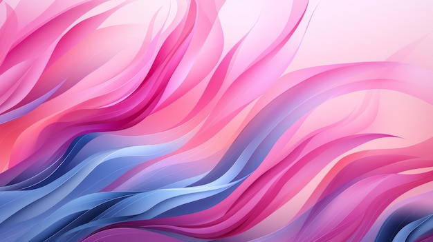 um fundo abstrato rosa e azul com ondas