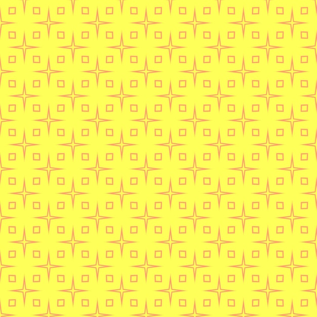 Foto um fundo amarelo com um padrão de quadrados e as palavras em zigue-zague.