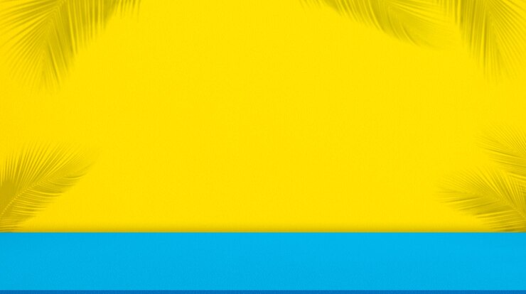 Foto um fundo amarelo e azul com uma faixa azul que diz " no. 1 " nele.