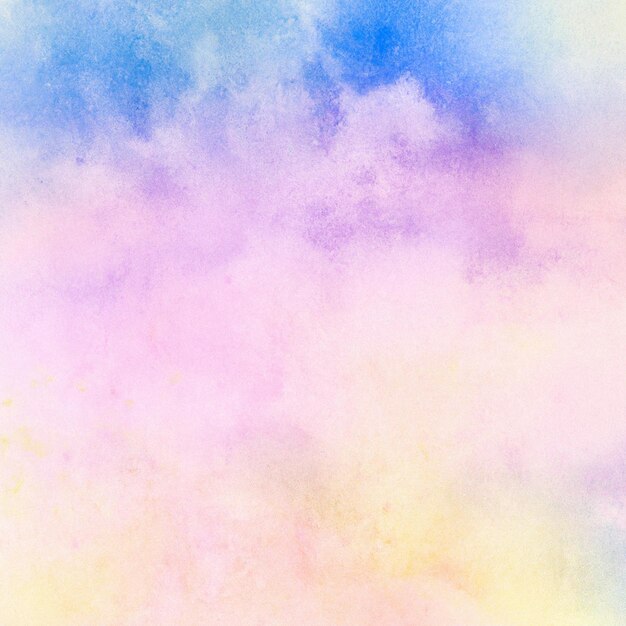 Um fundo aquarela colorido com um fundo rosa e azul