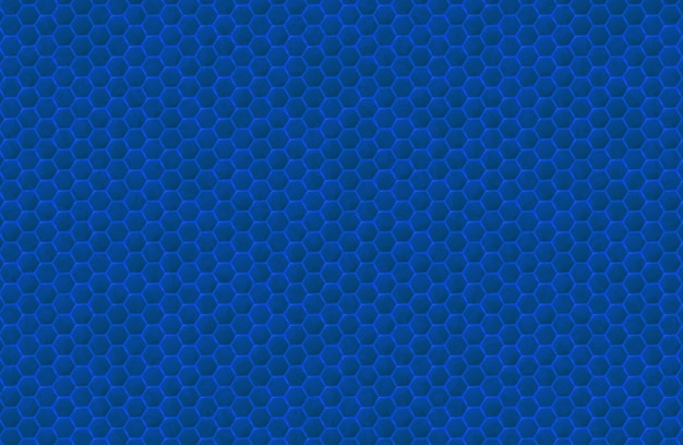 Um fundo azul com círculos e a palavra hexágonos nele