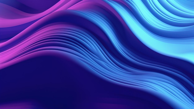 Um fundo azul e roxo com um design ondulado.