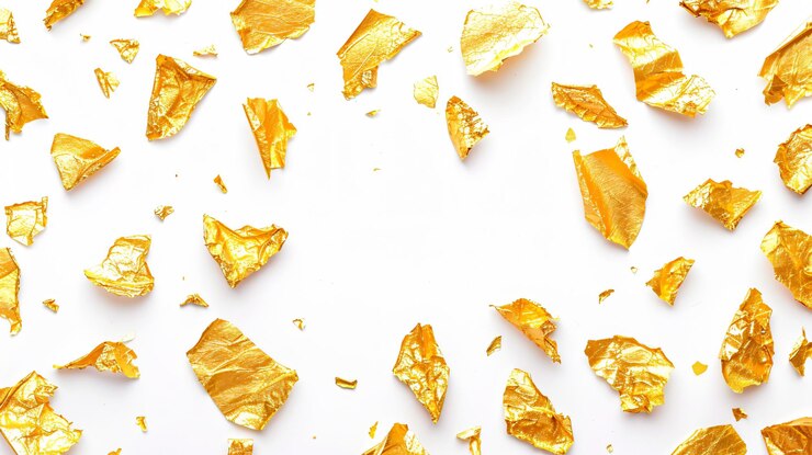Foto um fundo branco com folhas laranjas que caíram de uma árvore