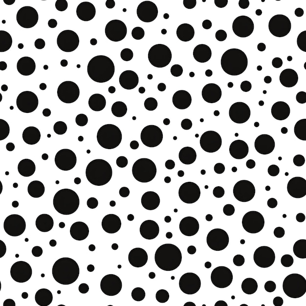 Foto um fundo branco com pontos pretos e um fundo branco