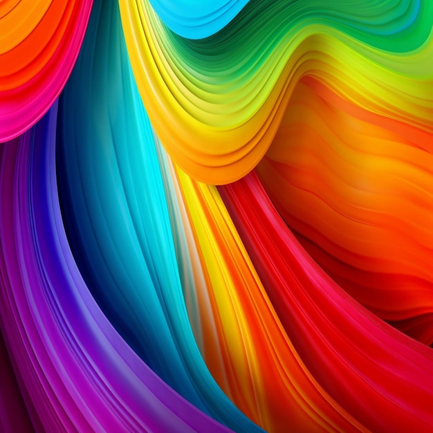 Um fundo colorido com a palavra arco-íris nele
