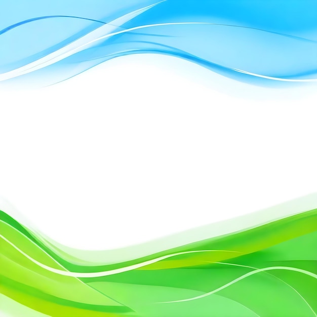 um fundo colorido com cores verdes e azuis e uma onda verde e azul