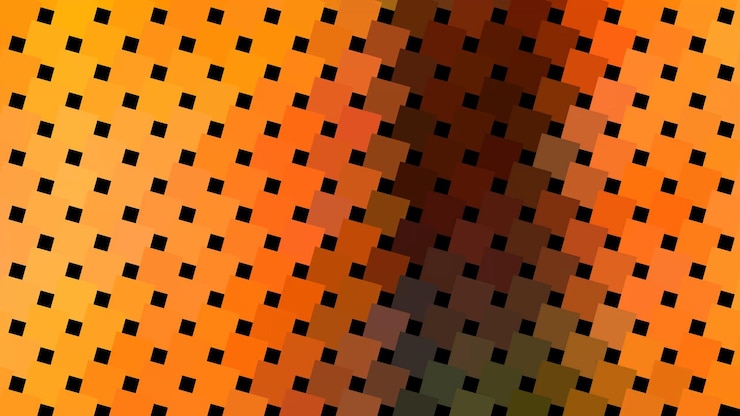 Foto um fundo colorido com quadrados e um padrão de quadrados