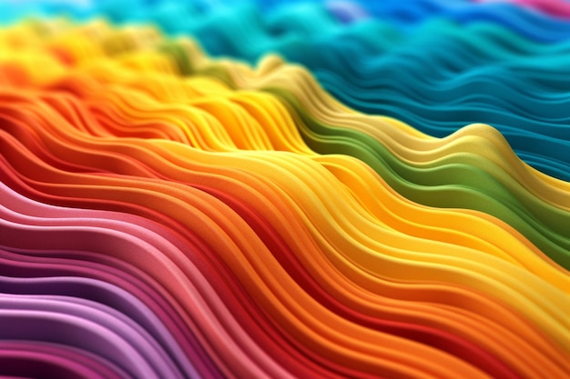 Foto um fundo colorido com um arco-íris de cores