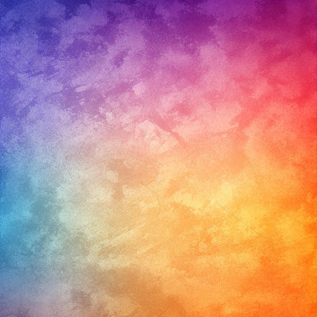 Um fundo colorido com um céu colorido arco-íris