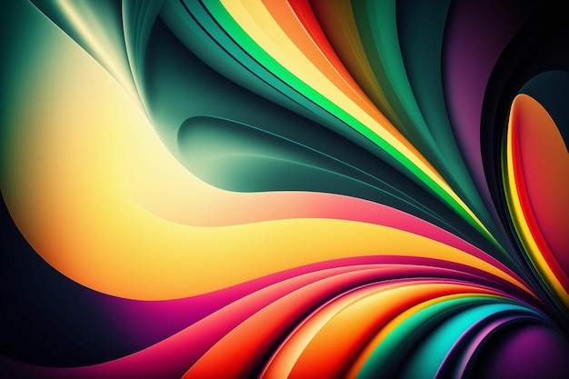 Um fundo colorido com um design colorido que diz arco-íris.