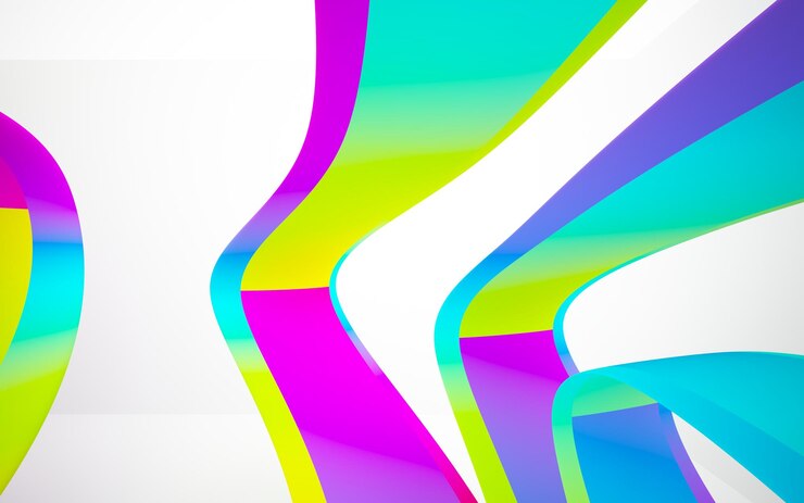 Foto um fundo colorido com um fundo branco e um fundo azul e verde.
