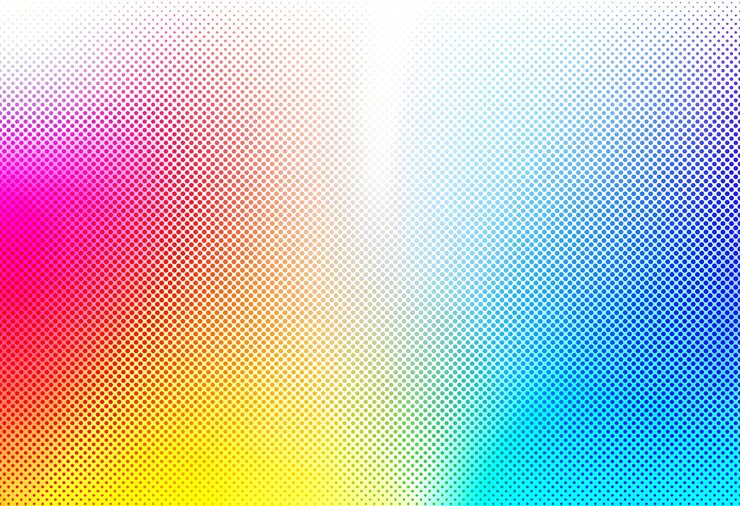 Foto um fundo colorido com um fundo colorido arco-íris