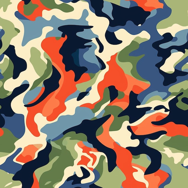 Um fundo colorido com um padrão de camuflagem e as palavras "camuflagem".