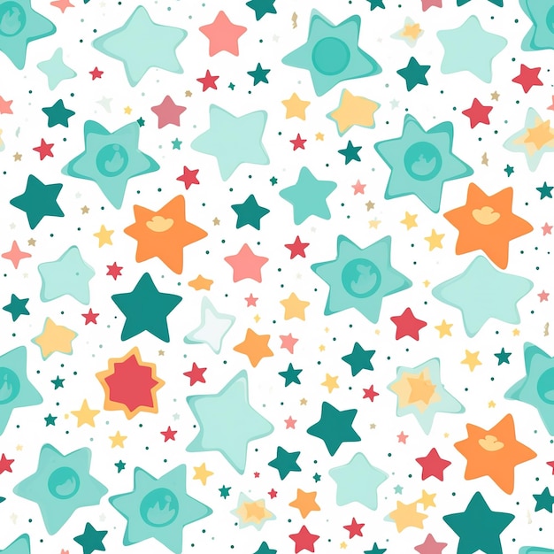 Um fundo colorido com um padrão de estrela