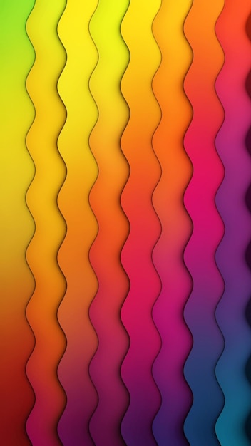 Um fundo colorido com um padrão de linhas onduladas.