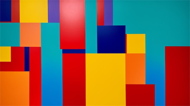 Um fundo colorido com um quadrado no meio.