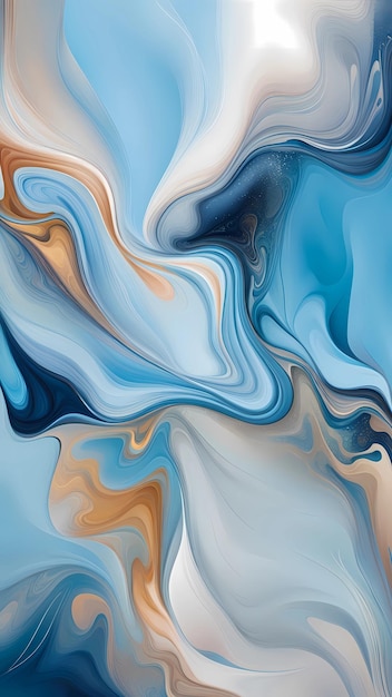 um fundo colorido de padrões de ondas abstratas