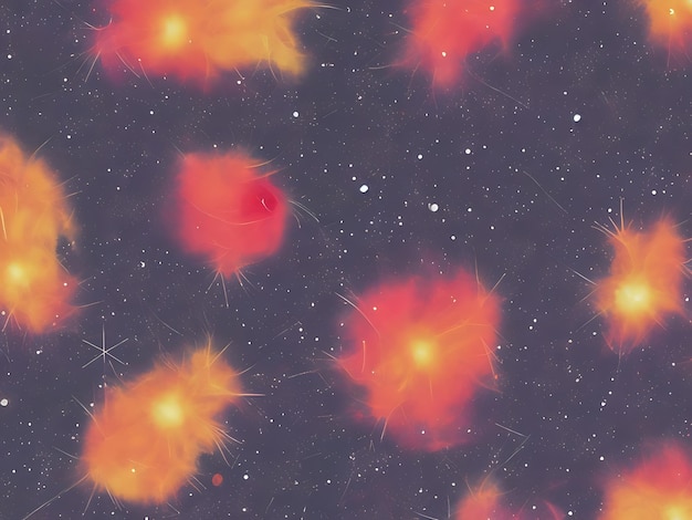 um fundo de galáxia colorido com estrelas e papéis de parede legais da galáxia da nebulosa