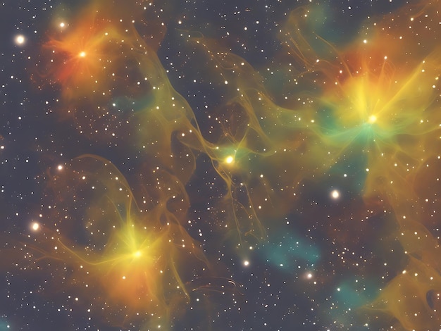 um fundo de galáxia colorido com estrelas e papéis de parede legais da galáxia da nebulosa